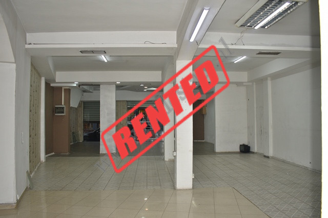 Store for rent in Dibra street in Tirana, Albania.
It is located on the ground floor of a 2 storey 